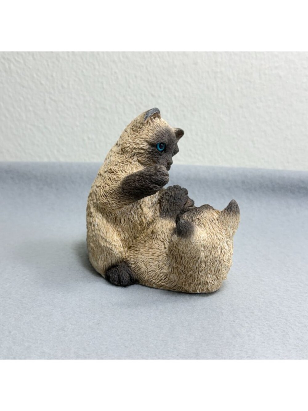 Vintage Stone Critters SC-368 Siamese Kittens Playing Figurine 1996 USA - Picture 10 of 14
